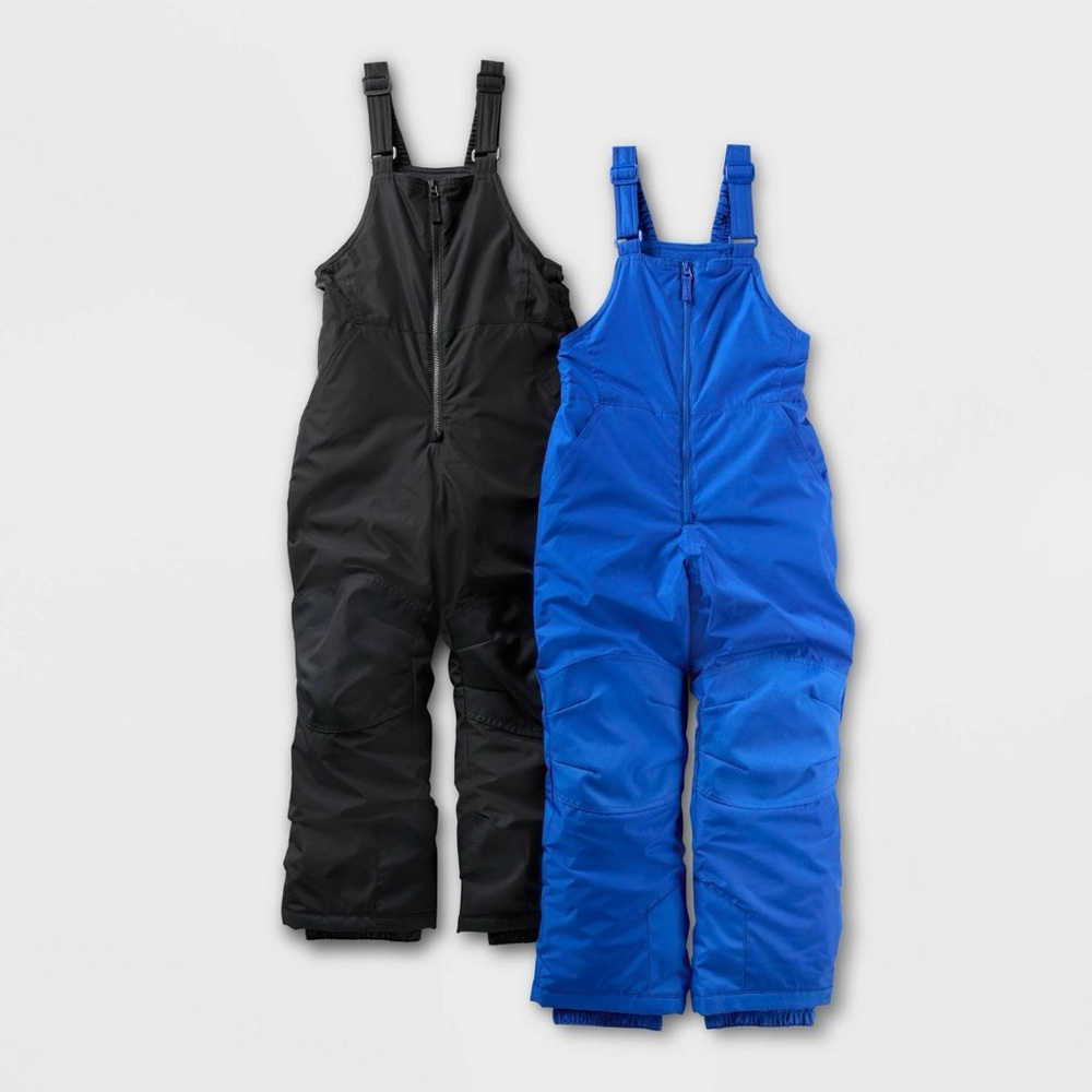 Snow Bibs Black/Blue XL Plus 2 pack NWT Cat and Jack